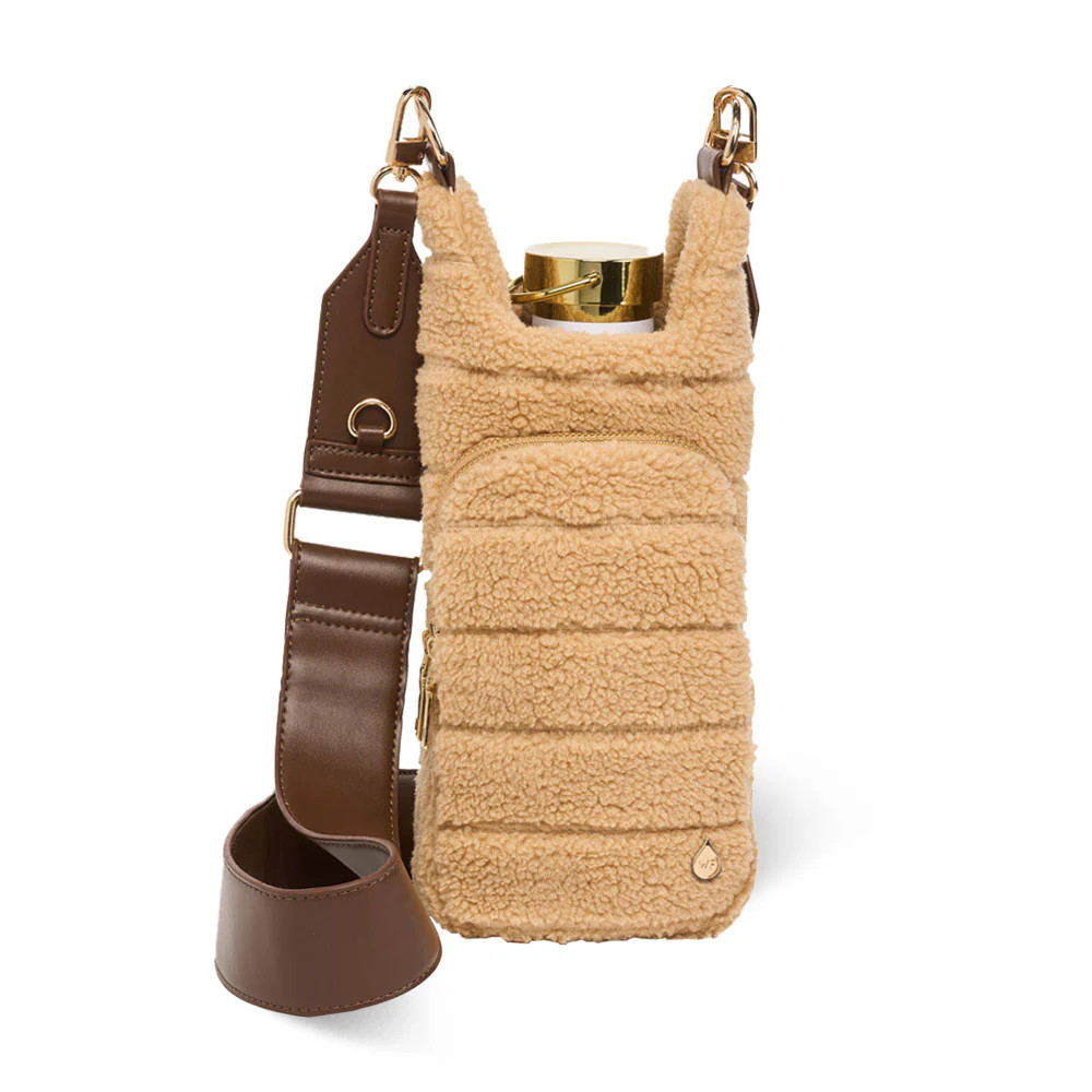 Camel Sherpa Hydrobag® with Vegan Leather Strap | WanderFull 