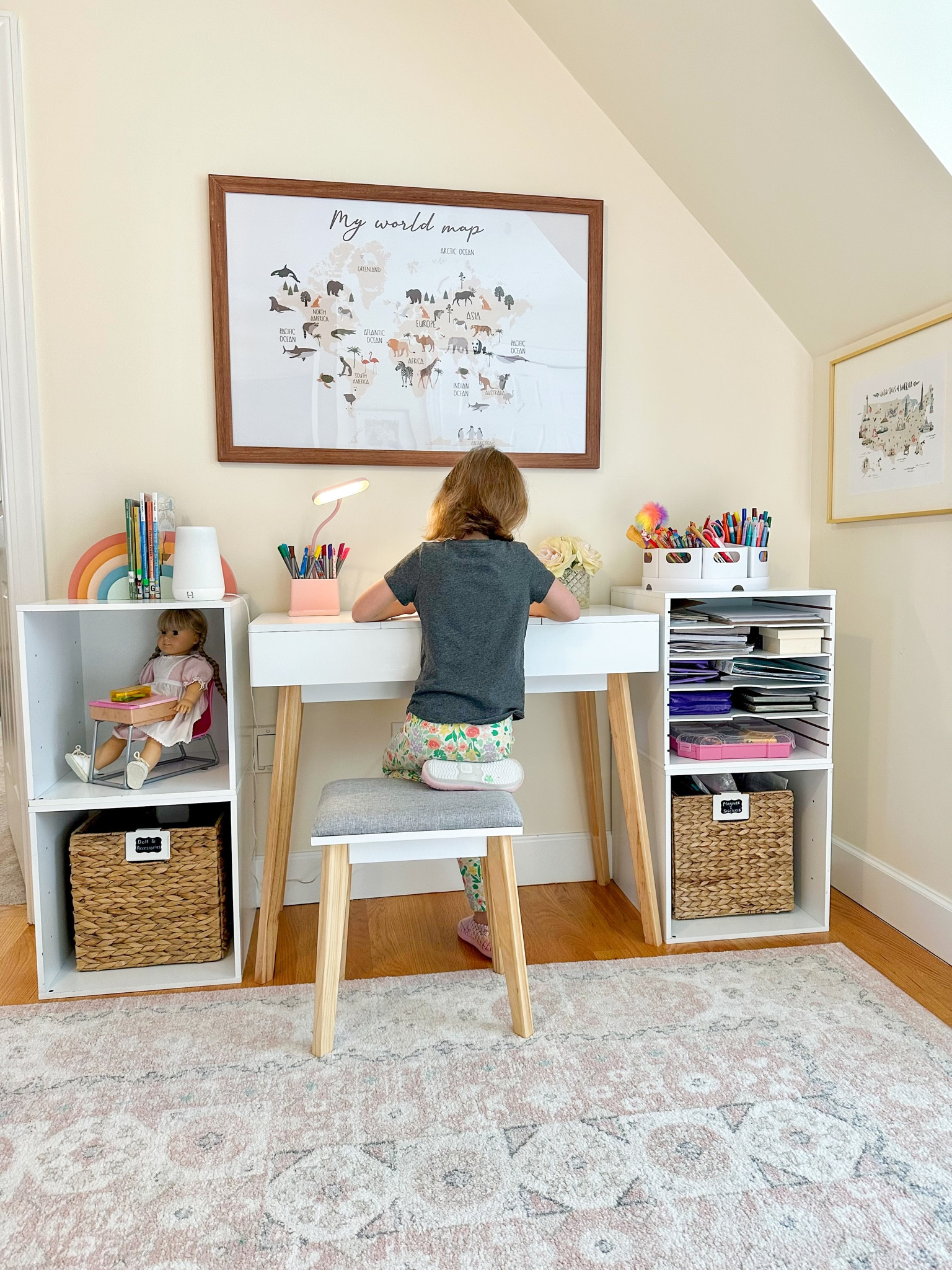 Girls desk, girls vanity, girls room, girl gift ideas, girl room organization 

#LTKKids #LTKFamily #LTKHome