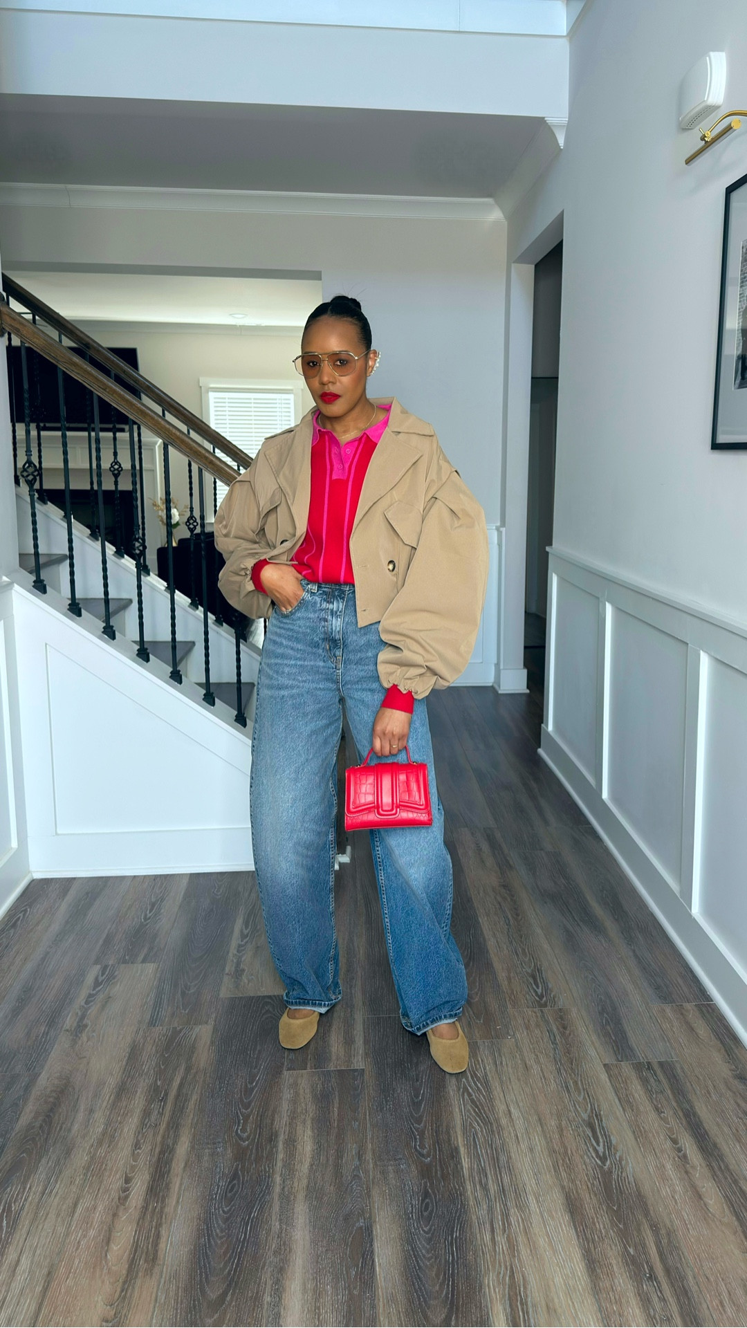 Rugby polo, barrel jeans, with flats! Easy & effortless!

#LTKValentine #LTKWorkwear #LTKTall