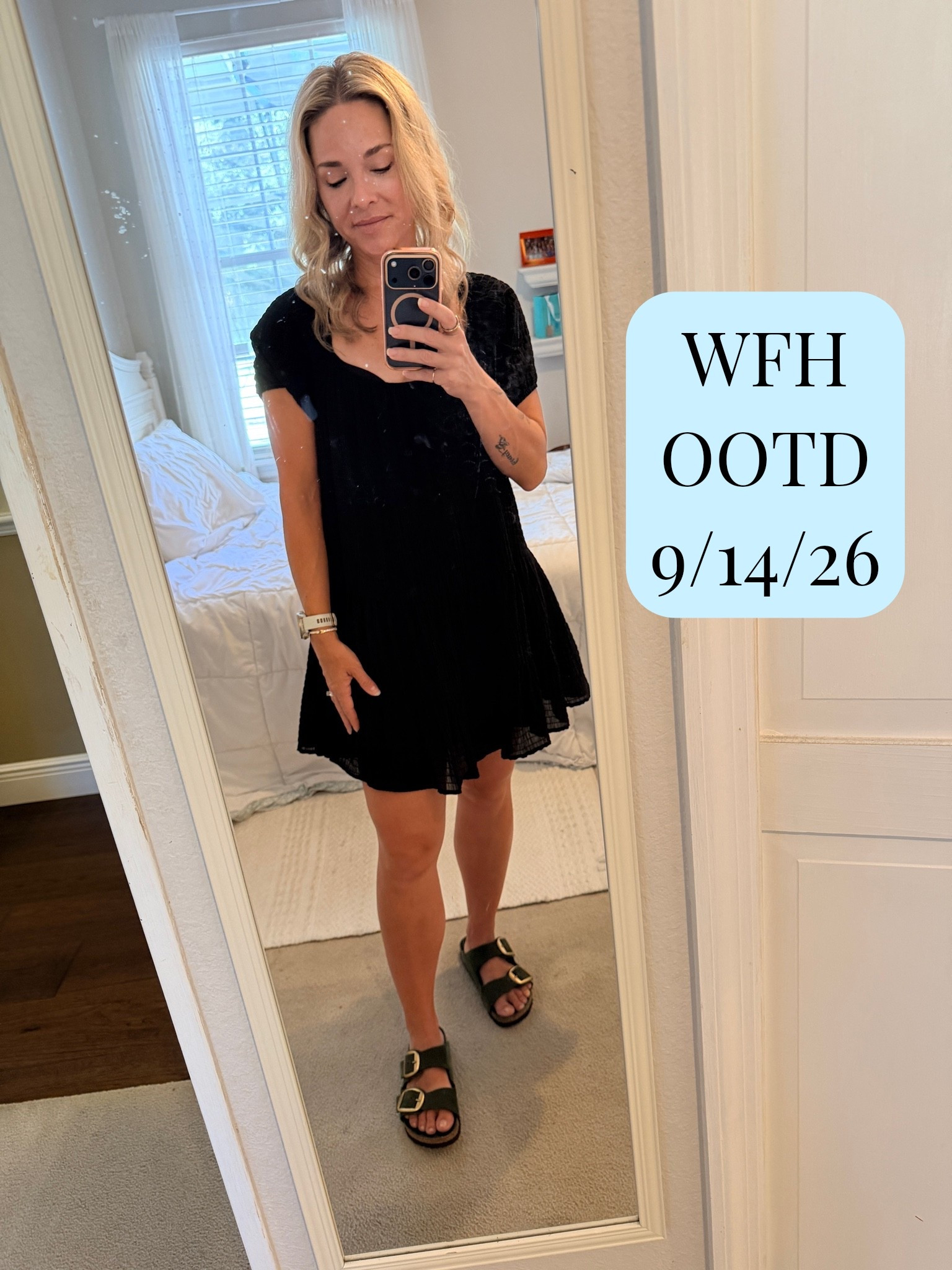 WFH OOTD with skincare, hair care, and make up products too!