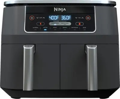Ninja - Foodi 6-in-1 8-qt. 2-Basket Air Fryer with DualZone Technology & Air Fry, Roast, Broil, B... | Best Buy U.S.