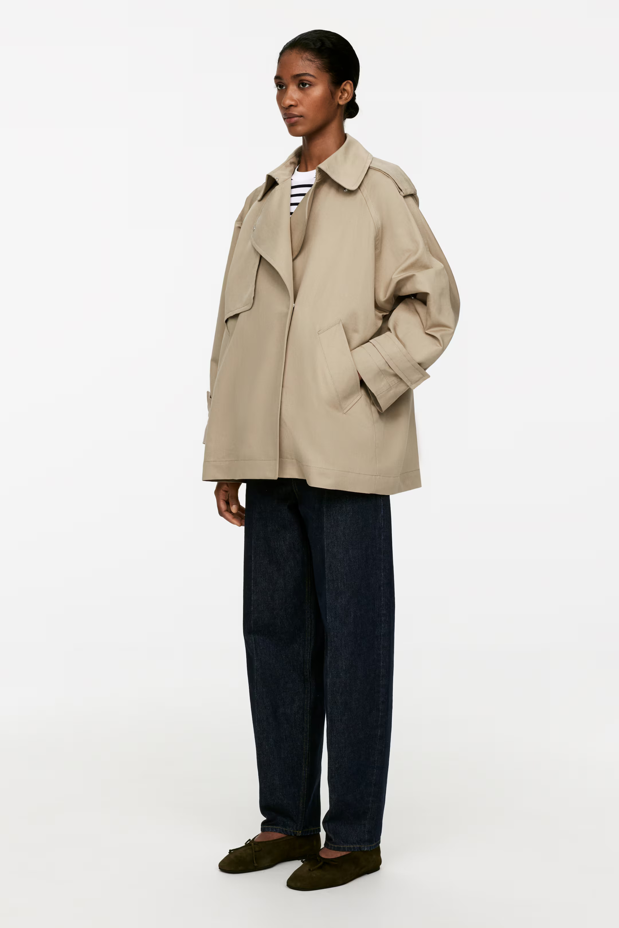 Short Trench Coat | H&M (UK, MY, IN, SG, PH, TW, HK)