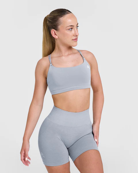 Everyday Cross Over Bralette 
 Metal Grey | Oner Active (UK / US)