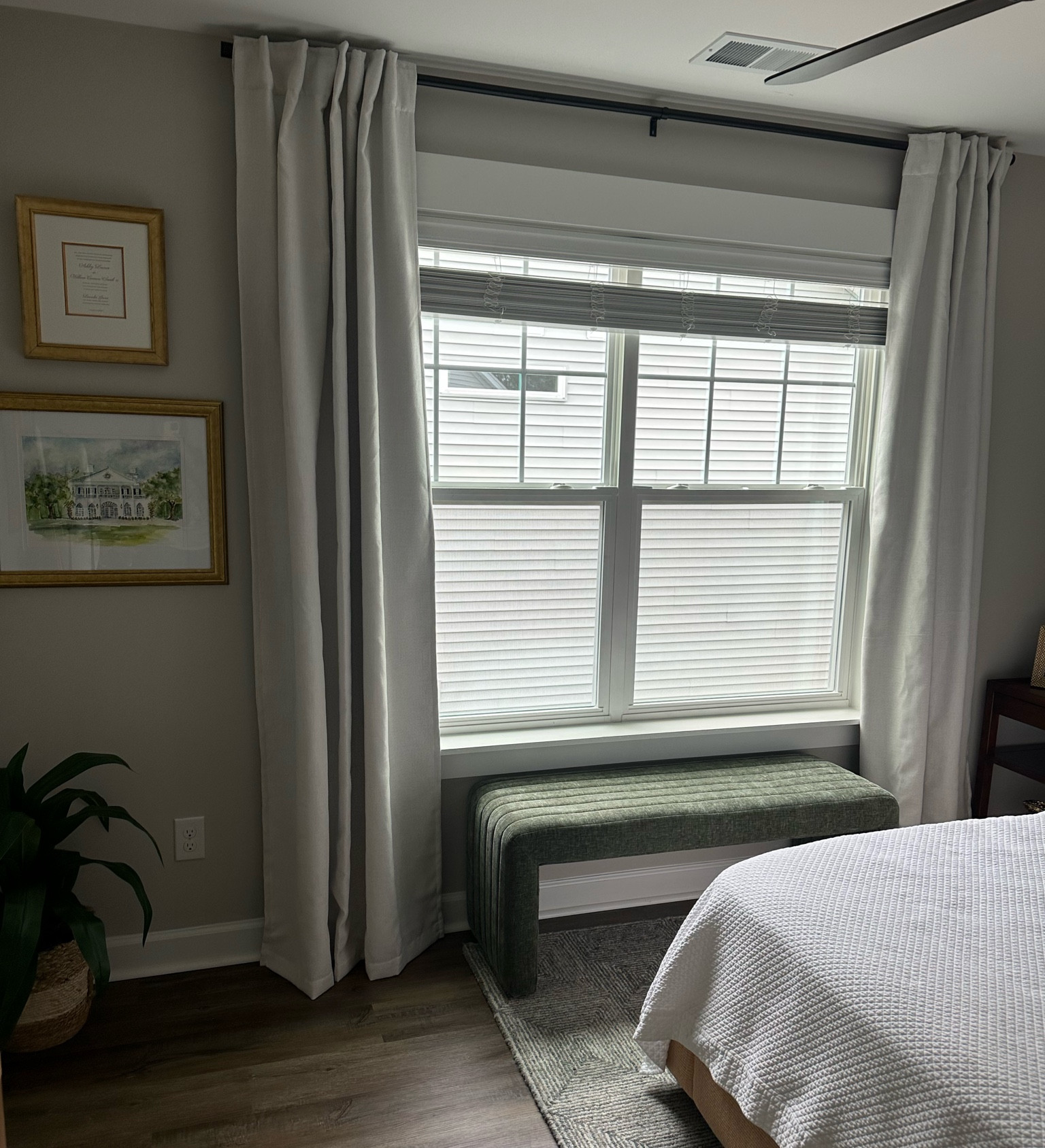 Custom curtain look for less!! Loving these blackout drapes for our guest room! Under $60!!!

#LTKhome #LTKfindsunder100