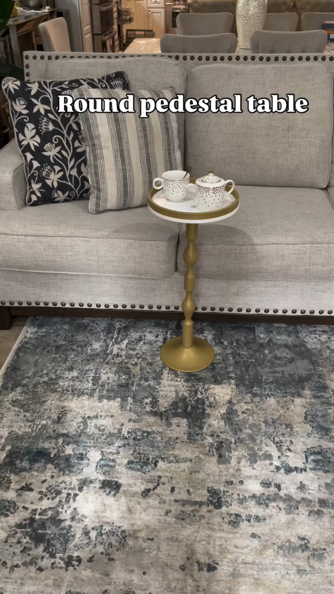 Follow @ourdreamhome2020  Check out this small round drink table. Perfect for  narrow spaces like living room, bedroom, bathroom,balcony. I got it in color white gold, but comes in white, black and brown at amazing price 

Link: https://amzn.to/470q19X

 #Zexvida #End tables  #coffee tables #furniture #furnituredesign#TVCMALL

#SmallRoundTable
#DrinkTable
#PedestalTable
#SideTable
#EndTable
#AccentTable
#LivingRoomDecor
#BedroomDecor
#BathroomDecor
#BalconyDecor
#SmallSpaceDesign
#HomeStyle
#ModernHomeDecor
#MinimalistHome 
#GoldDecor
#WhiteAndGold 
#HomeDecorIdeas
#StylishSpaces 
#CompactLiving
#DecorInspo
#CozyCorner
#AestheticHome 
#ElegantInteriors
#TableDecor

#LTKSeasonal #LTKHome #LTKFamily