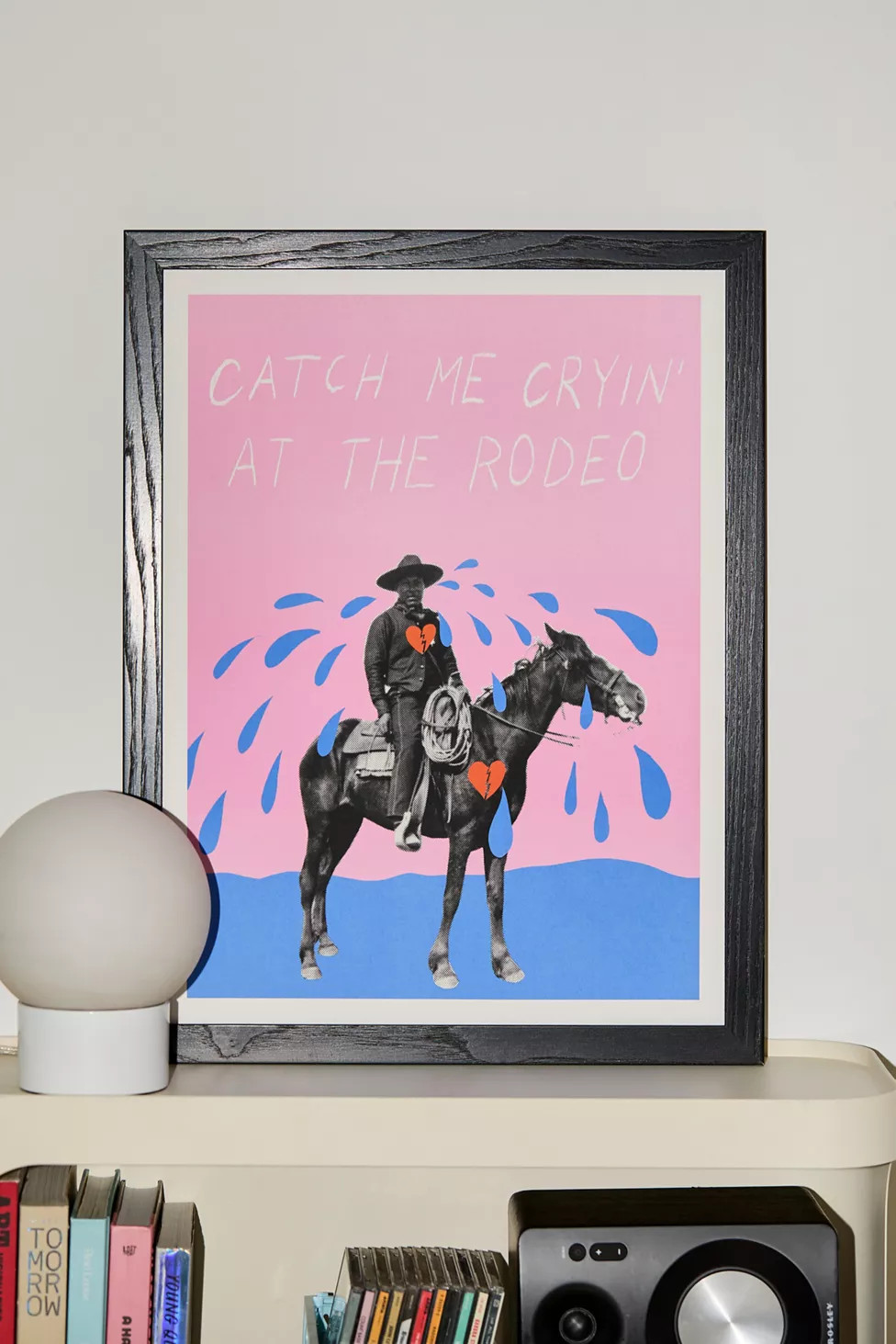 Chromoeye Cryin' At The Rodeo Art Print | Urban Outfitters (US and RoW)