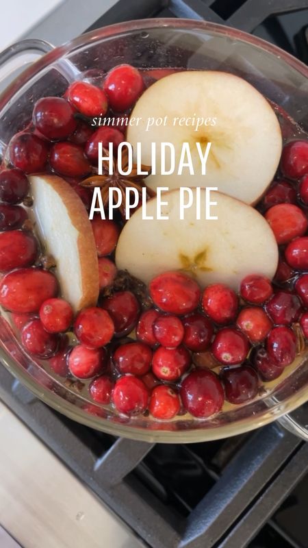 Holiday Apple Pie Simmer Pot | 
Recipe: 
1 Apple 
Cardamom 
Vanilla 
Star Anise
Cranberries 

Amazon finds 
Amazon deal 

#LTKhome #LTKHoliday #LTKSeasonal