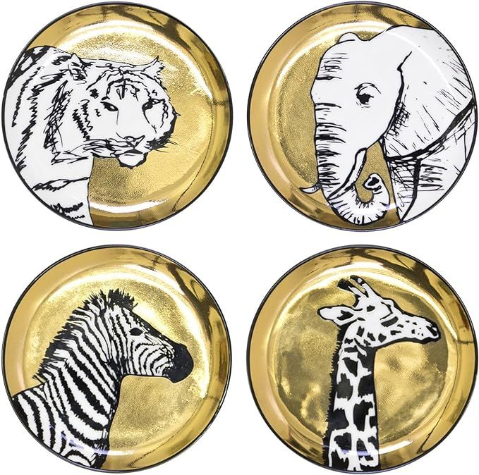 Jonathan Adler Animalia Coasters, Gold | Amazon (US)