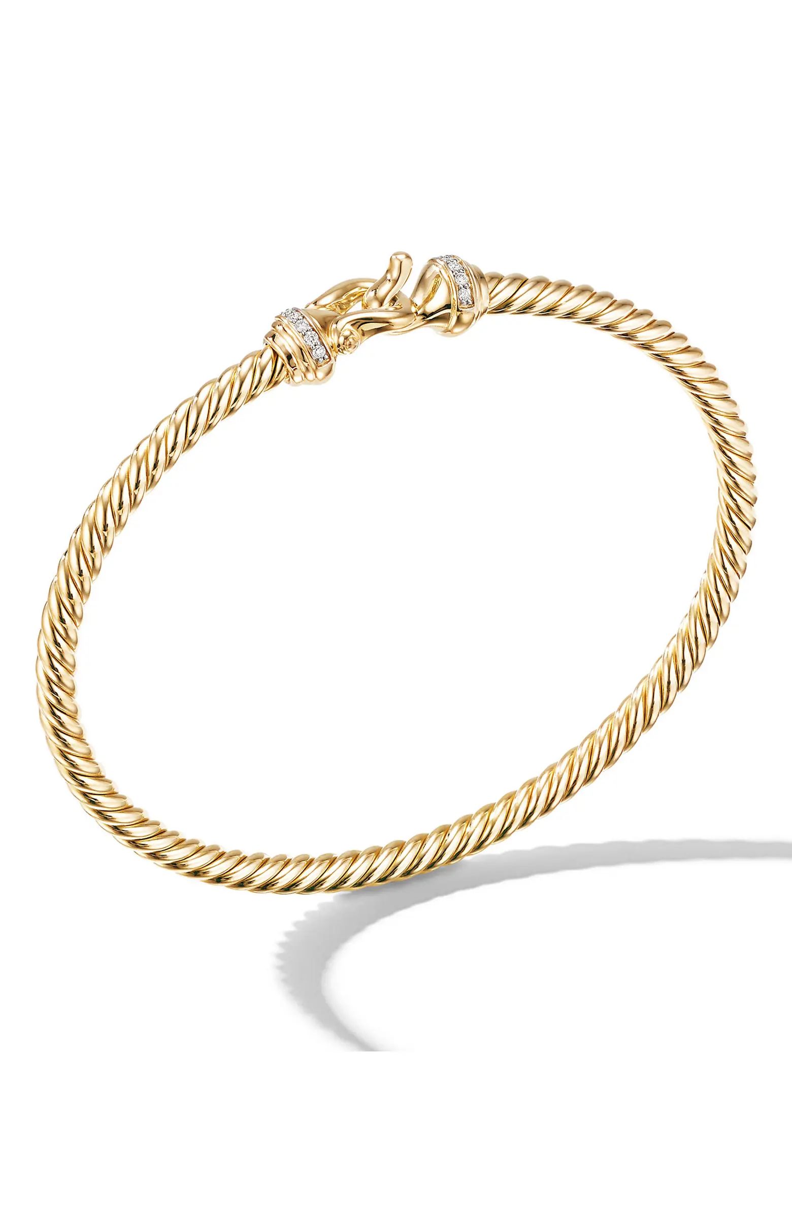 David Yurman Cable Buckle Bracelet with Diamonds | Nordstrom | Nordstrom