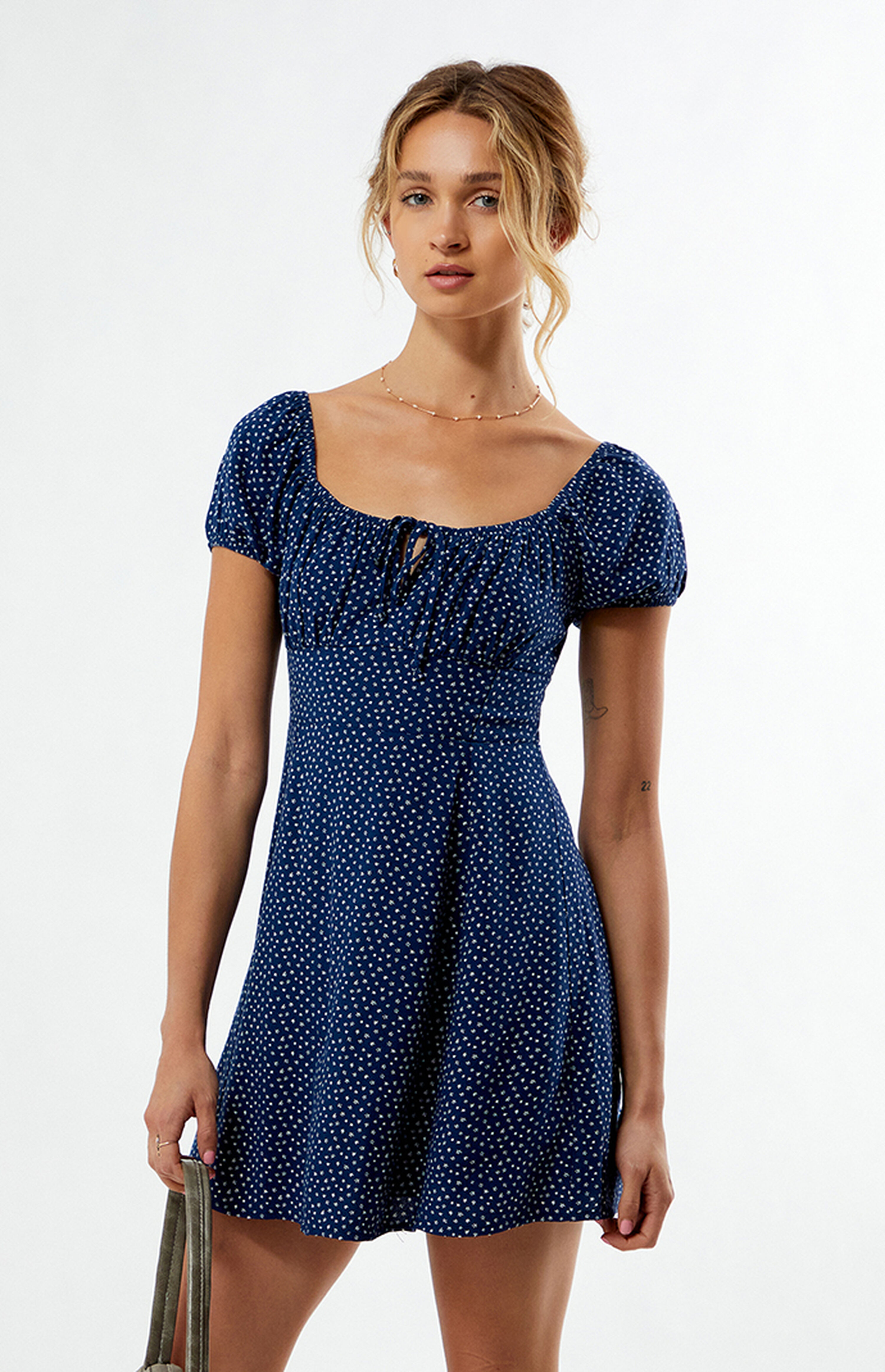LA Hearts Tie Front Mini Dress | PacSun