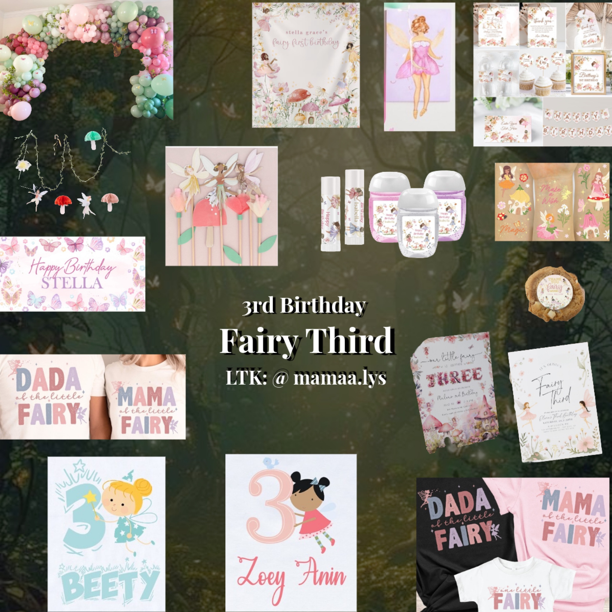 Fairy third birthday | three year old birthday | 3rd birthday | third birthday | birthday | birthday theme | birthday party | party | toddler | kids | family 

#LTKKids #LTKSaleAlert #LTKParties