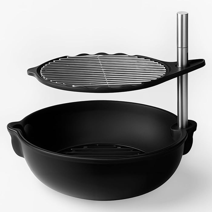 Bola Traveler | Completely Adjustable & Rotatable Tabletop-Safe Charcoal BBQ Grill (Black) | Amazon (US)