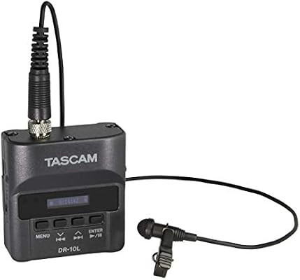 Tascam DR-10L Portable Digital Audio Recorder with Lavalier Microphone | Amazon (US)