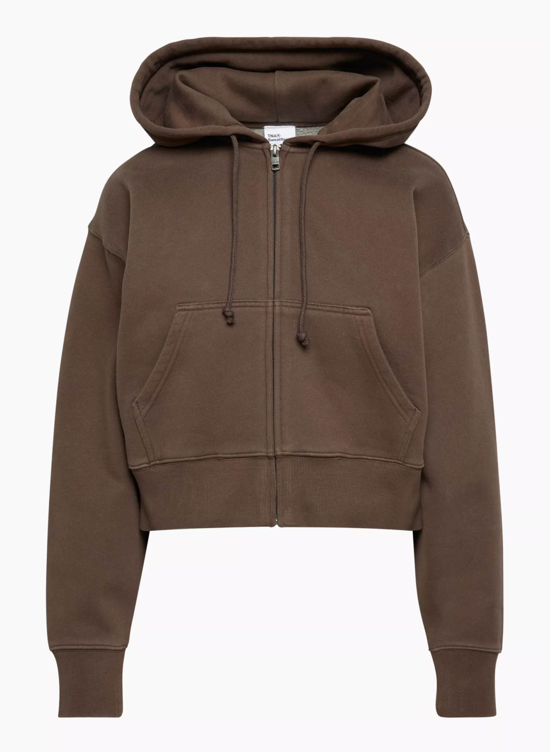 COZY FLEECE BOYFRIEND BOXY ZIP HOODIE | Aritzia