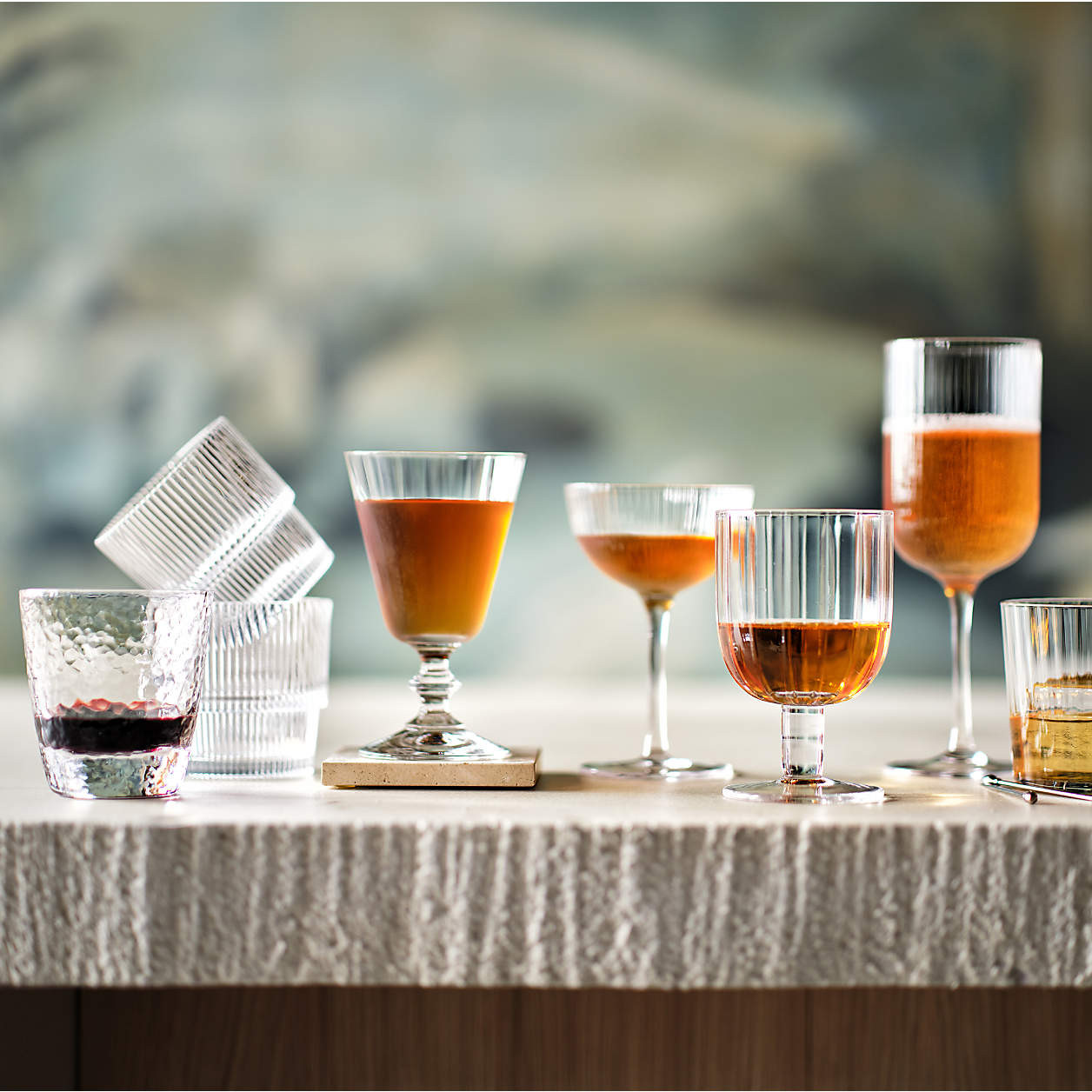 Symphony 6-Oz. Fluted Coupe Glass + Reviews | Crate & Barrel | Crate & Barrel