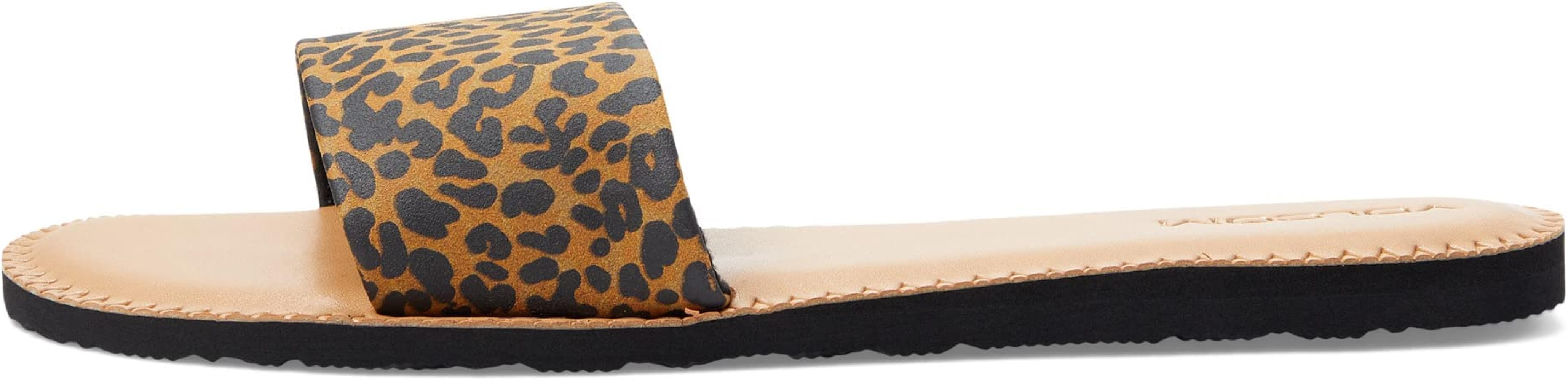 Volcom Women's Simple Synthetic Leather Strap Slide Sandal | Amazon (US)
