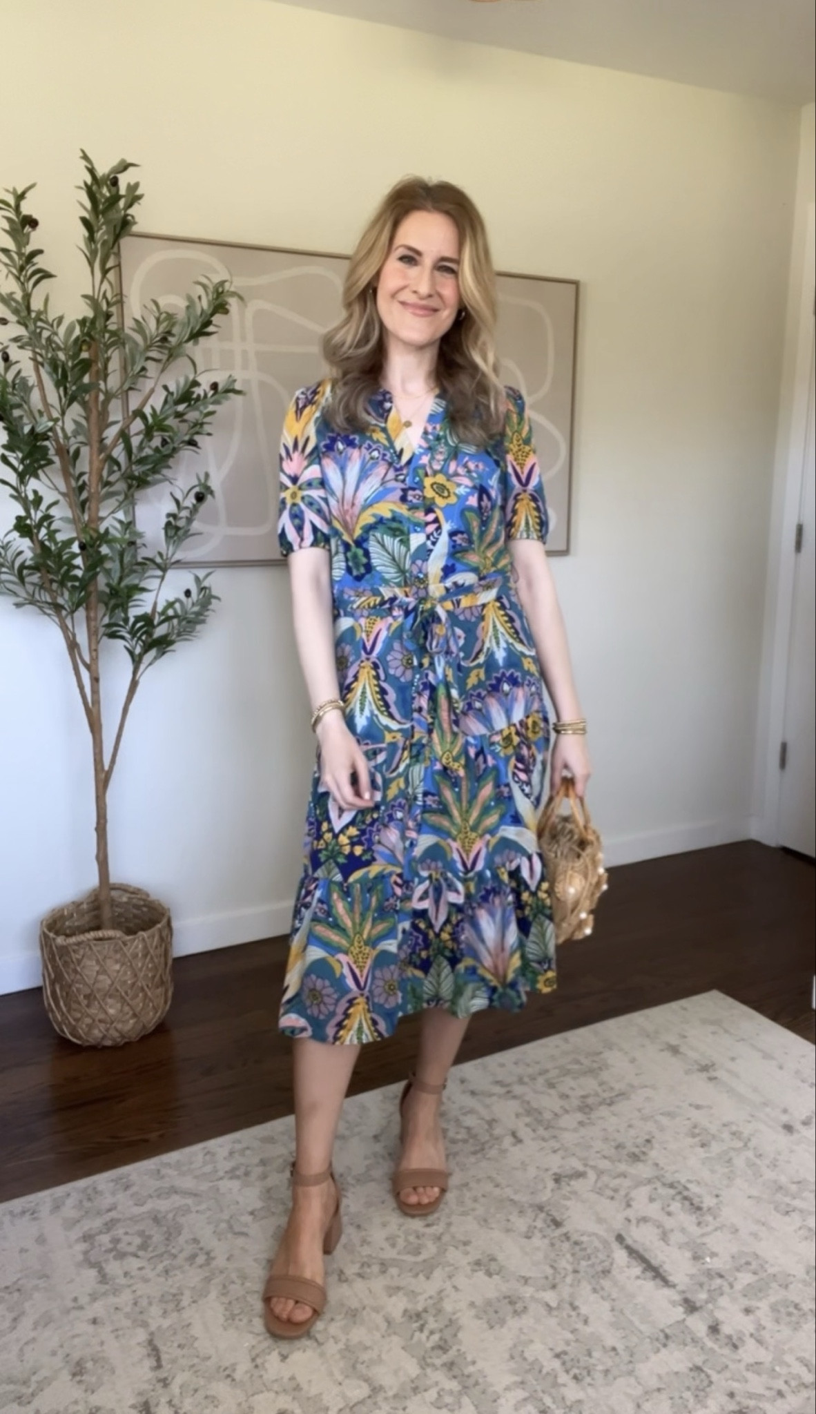 Anthropologie vibes with this Walmart dress, great for Mother’s Day, spring occasions and all the events! I sized up one size to a medium and prefer the fit. #walmartfashion 

#LTKOver40 #LTKMothersDay
