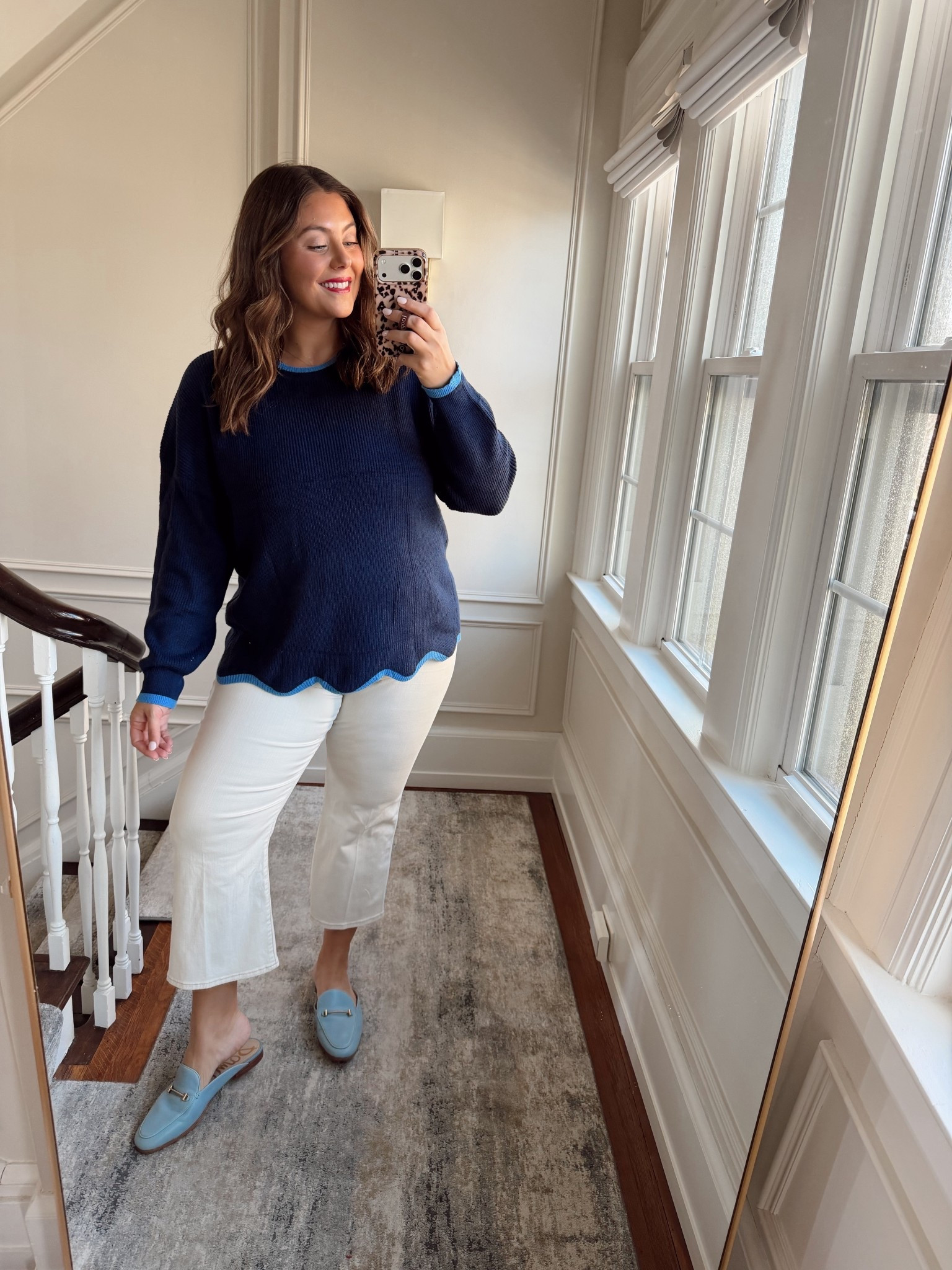 Wearing size XXL in sweater & XL in pants. 

#LTKMidsize #LTKSeasonal #LTKootd