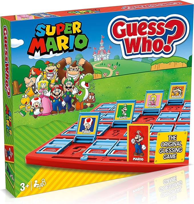 Winning Moves Super Mario Guess Who? Board Game, Play with Classic Nintendo Characters Including ... | Amazon (US)