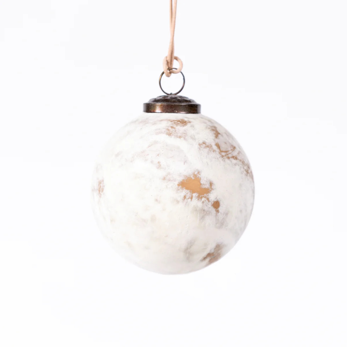 Matte White Glass Ornament | Stoffer Home