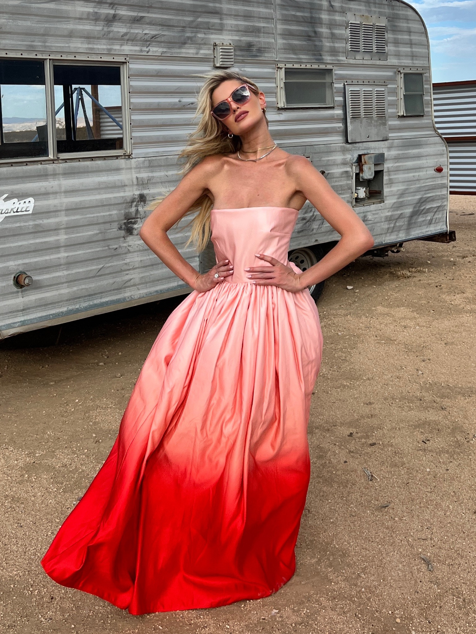 Red Ombre Gown