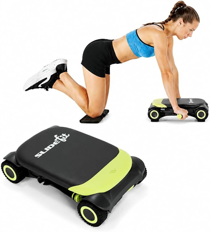 WONDER CORE Slide Fit, Ab Roller Board with 4 Wheels, Automatic Rebound Abdominal Wheel for Core ... | Amazon (US)