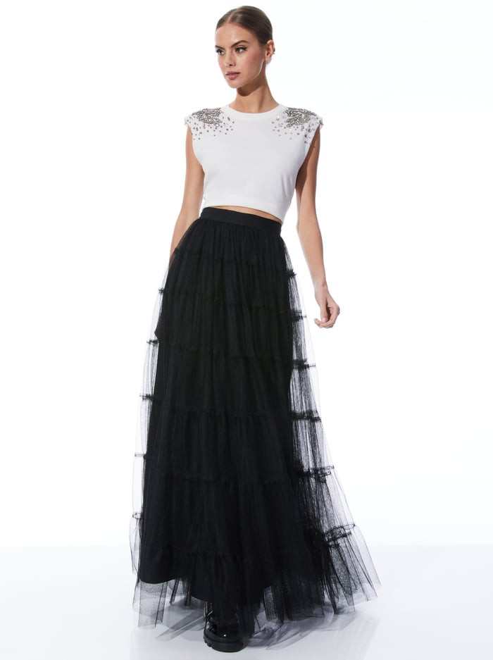 DARCY TULLE MAXI SKIRT | Alice + Olivia