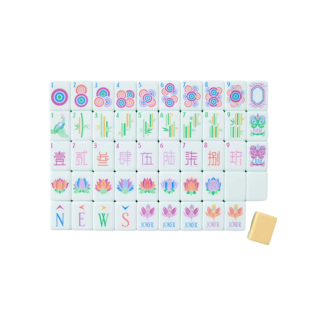 Sorbet Mahjong Tiles | Pink Antlers