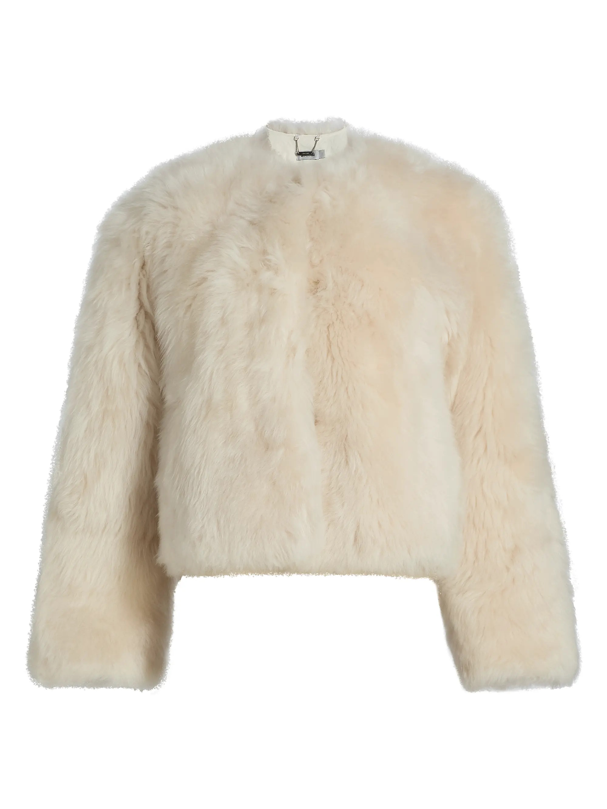 Natasha Shearling Short Jacket | Saks Fifth Avenue