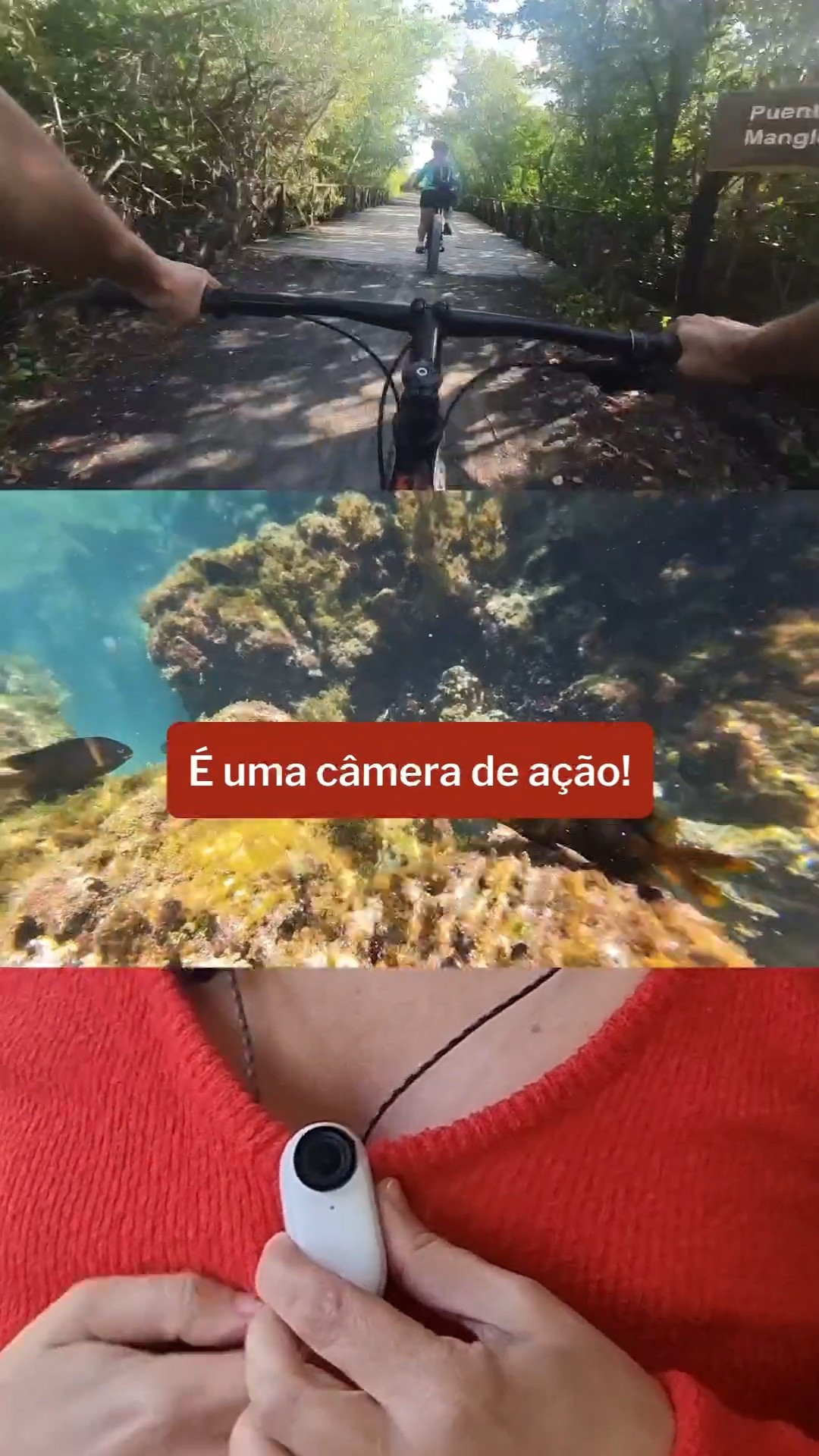 É uma Insta Go 3, a menor action câmera do mundo! Comprei por ser compacta e fácil de esconder quando há receio de andar com equipamentos à vista e me surpreendi com a qualidade. Não é 4K, quer dizer, no mês seguinte à minha compra, lançaram a versão 4k, mas está bem mais cara. Para usar na Internet, a qualidade e praticidade valem a versão anterior.

#LTKtravel #LTKbrasil #LTKgiftguide