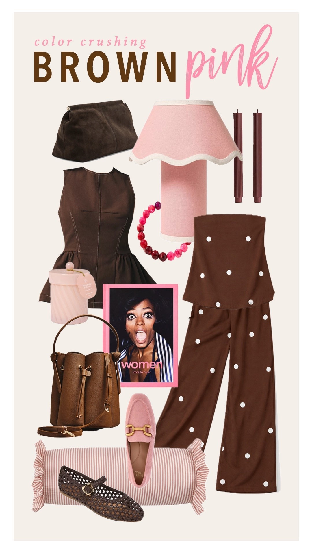 Color Crushing: Brown & Pink | Hi Sugarplum! 

#LTKSeasonal #LTKOver40 #LTKootd