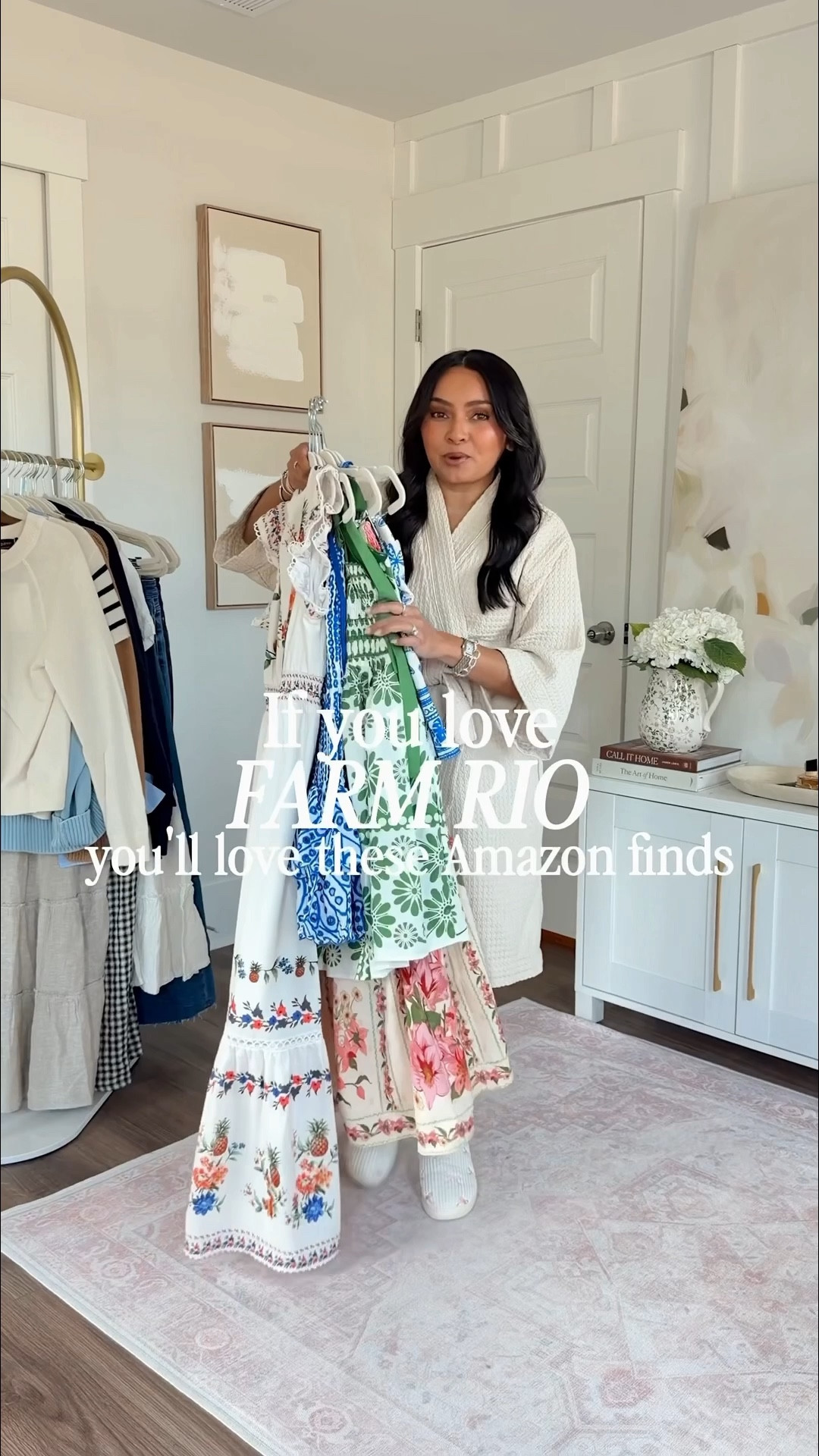 Amazon pieces that look like Farm Rio!
For reference: I’m 5’0, 32b bra size, and 2/26 in bottoms, pear shaped. 
*Everything I share is unaltered! TTS means true to size. Between size 5-6.5 in shoes

Wearing the smallest size available in all Amazon pieces! Size xs/s TTS
Yellow top size xs TTS 
For the blue set - I used the Stitchy to shorten the straps
All sandals size 5 TTS





If you love Farm Rio, you are going to love these Amazon finds. These dresses are perfect for spring vacations, summer getaways, events, and weekend outings. They look designer-level expensive but are so affordable. The prints, the silhouettes, the quality…I’m obsessed! 

#petitefashion #petitefinds #amazonfinds #farmrio #springdresses 


#LTKgrwm #LTKootd #LTKPetite