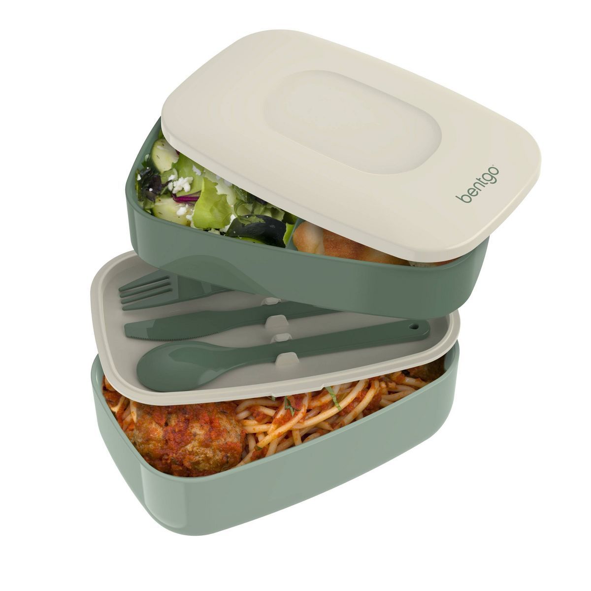 Bentgo Classic All-in-One Stackable Lunch Box Container with Built in Flatware | Target