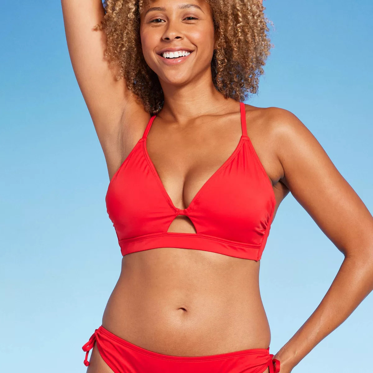 Women's Longline Keyhole Underwire Bikini Top - Shade & Shore™ | Target