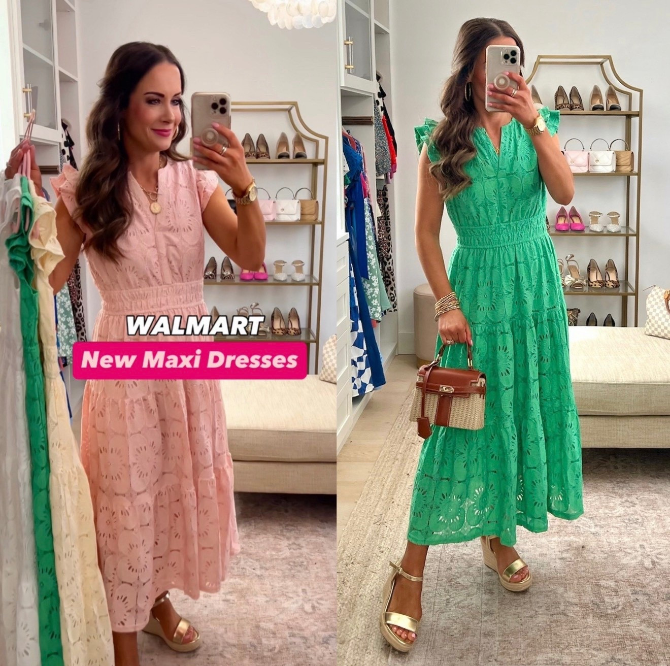 Loving this new lace dress in lots of colors! Scroll to shop! ♥️ Size up if between, wearing size S. Follow us for more! 