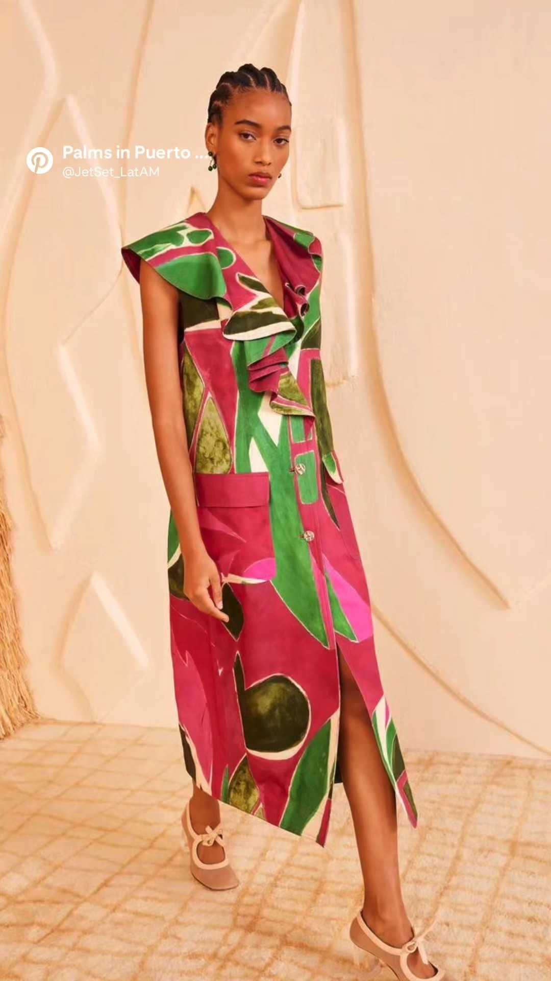 The Harper Vest in Palingenesis feels like stepping into a painting. Inspired by American artist Lee Krasner’s 1971 work Palingenesis, this piece celebrates color, form, and movement in a way that feels both joyful and intentional.

Tailored from cotton twill, the silhouette balances structure with ease—cascading ruffles at the collar, oversized patch pockets, and a midi length that moves beautifully as you walk. I love that it buttons fully through the front, making it endlessly versatile: worn alone as a statement dress or layered open as a bold vest.

This limited-edition piece is part of Ulla Johnson’s collaboration with the Pollock-Krasner Foundation, and it truly feels like wearable art—expressive, thoughtful, and timeless in spirit. One of those garments that doesn’t just complete a look, but sets the tone.


#LTKootd #LTKTravel #LTKSeasonal