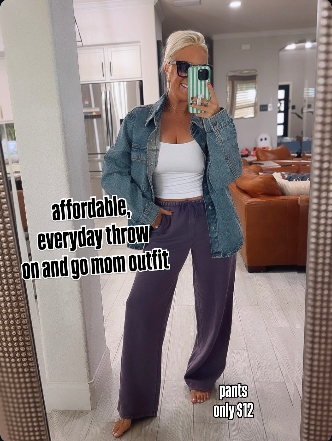 Love this everyday throw on and go outfit 
All are true to size