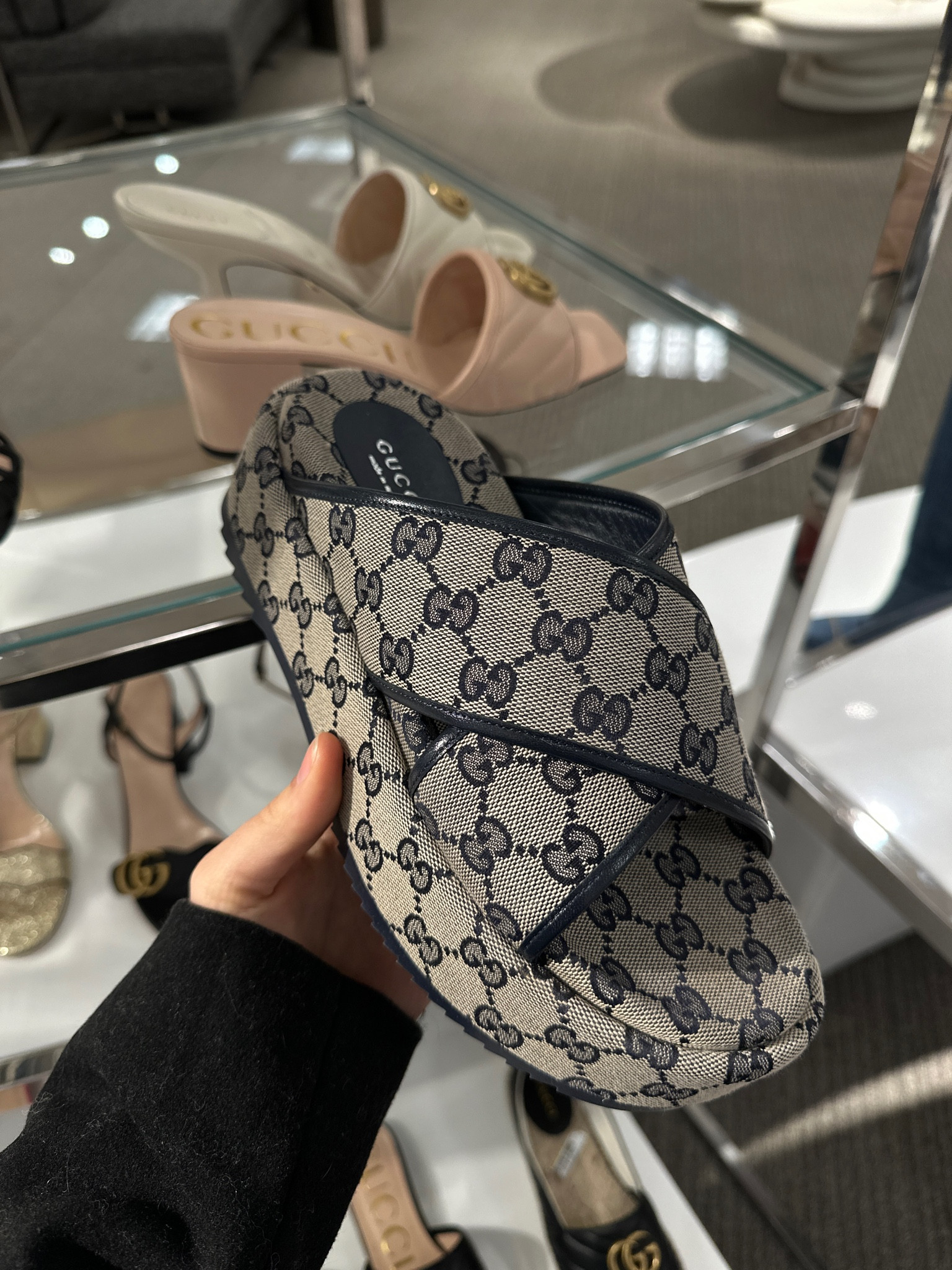 Gucci GG Logo platform sandals 

#LTKGiftGuide #LTKshoecrush #LTKstyletip