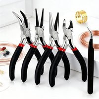 Complete Jewelry Making Tools Set: 4 Pliers (Bent Nose, Round Nose, Needle Nose, Side Cutter) + Tweezer for Jewelry Making, Wire | AliExpress (US)