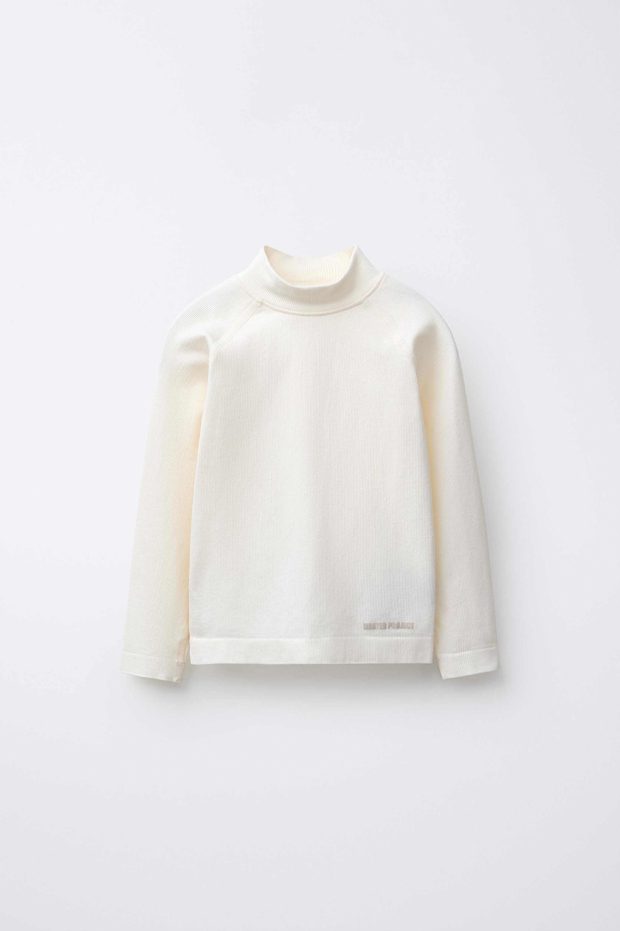 BREATHABLE RIBBED TEXTURED T-SHIRT | Zara US