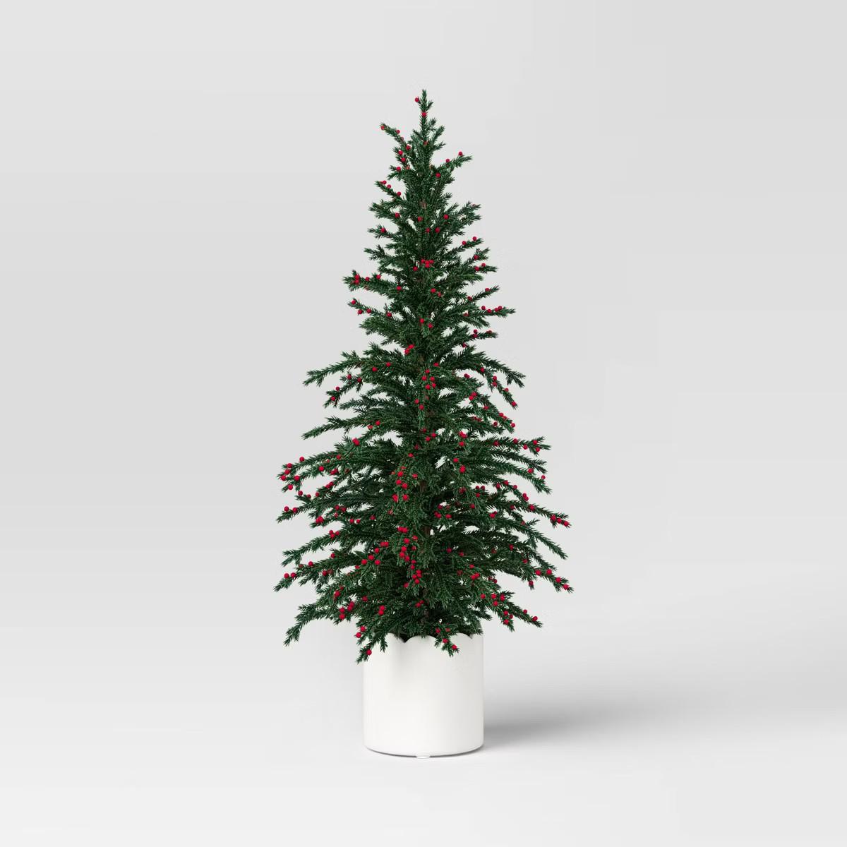 Christmas Classic Artificial Tree in Scallop Pot Large - Threshold™ | Target