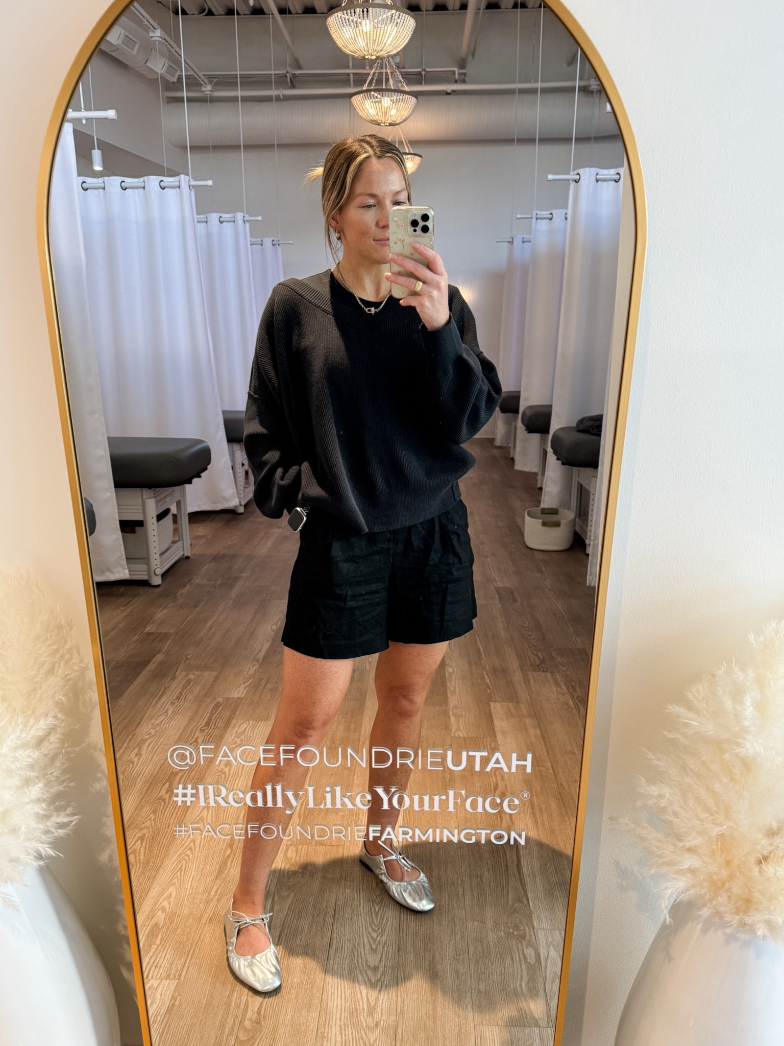 Shoes tts, maybe just a tad snug. Shorts tts, wearing a medium in this sweater (big V neck- great for layering!), and this necklace is such a pretty two-tone and looks like David Yurman!

#LTKStyleTip #LTKShoeCrush #LTKFindsUnder100