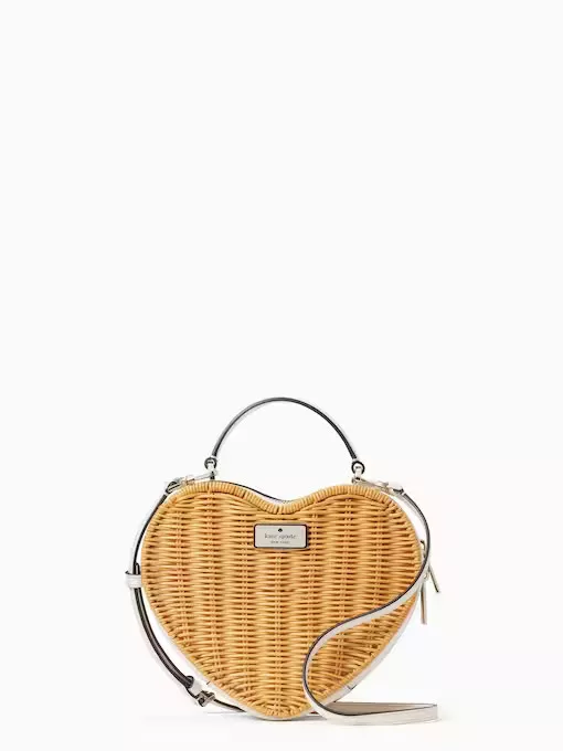 Love Shack Heart Wicker Crossbody curated on LTK