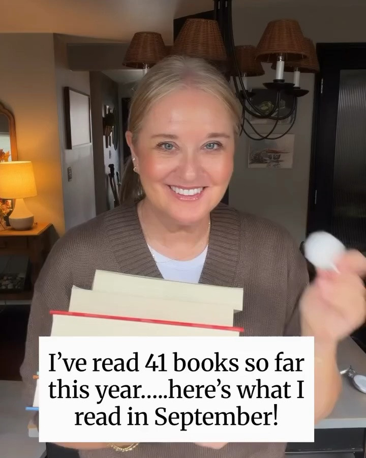 Happy October 🍁🍂 I’ve read 42 books so far this year, here are 6 I read in September and what I though about them! 

Comment SHOP for links and let me know if there any books you think I would love! 

#bookish #booklover #whatimreading #midlifestyle