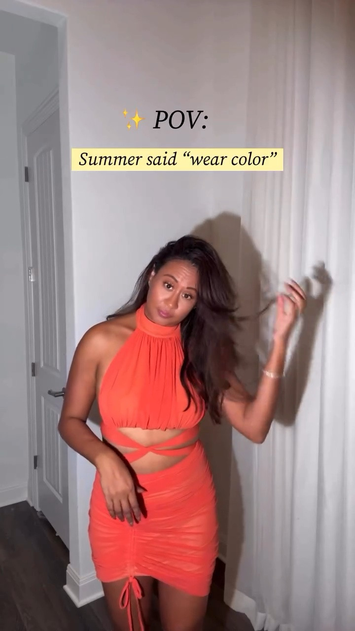 Yesterday was the unboxing… today it’s the fashion show. 💃🏽✨

One thing about summer—I always find myself reaching for more color. Orange, lime green, bright blue, polka dots, bold prints... it’s like my wardrobe starts matching the energy of longer days, birthday celebrations, vacations, and saying yes to more plans.

I never overthink whether something is “too much,” bc I’ve realized the outfits I remember most are the ones I feel the happiest wearing. And well… !  If it makes you happy…. 🎶🎵🎶 

So... which look are you picking? 👀👇

#SummerStyle #SummerFashion #BirthdayOutfit #VacationStyle #VacationOutfits