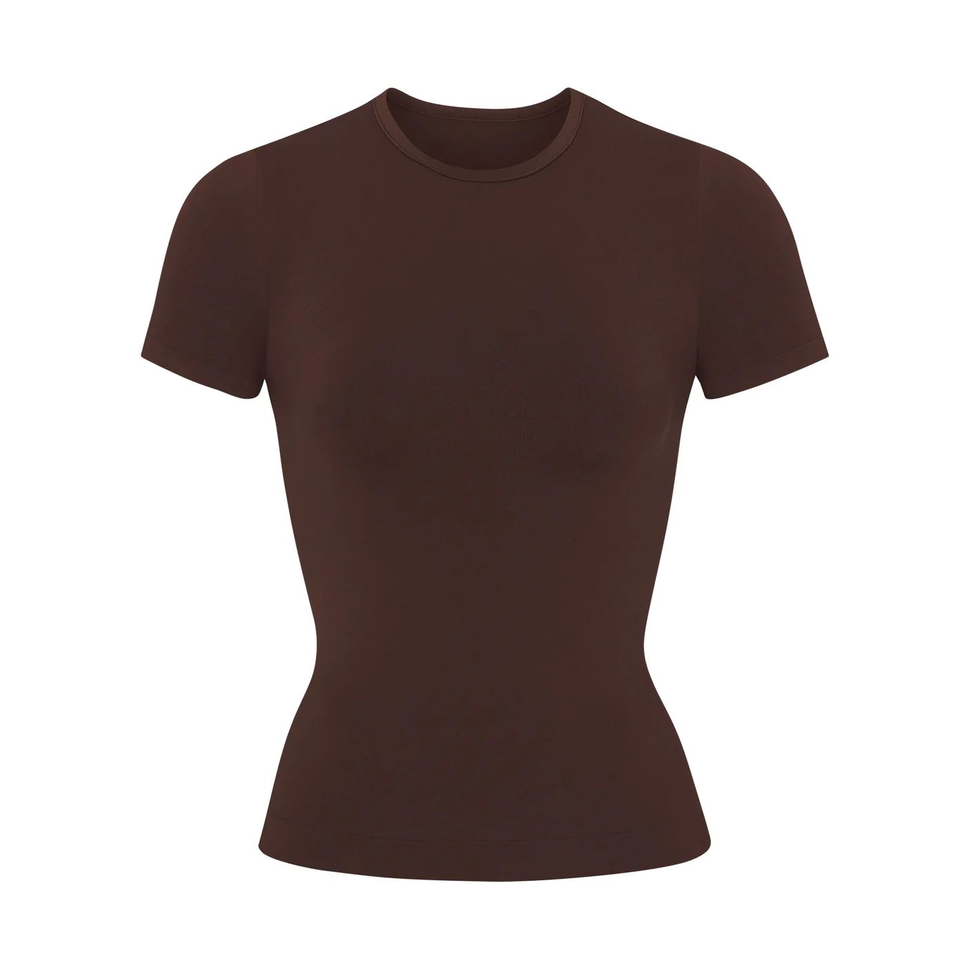 Soft Smoothing T-Shirt - Cocoa | SKIMS | SKIMS (US)
