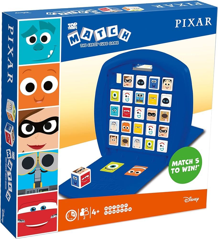Top Trumps Match - The Crazy Cube Game - Pixar Movie Characters | Amazon (US)