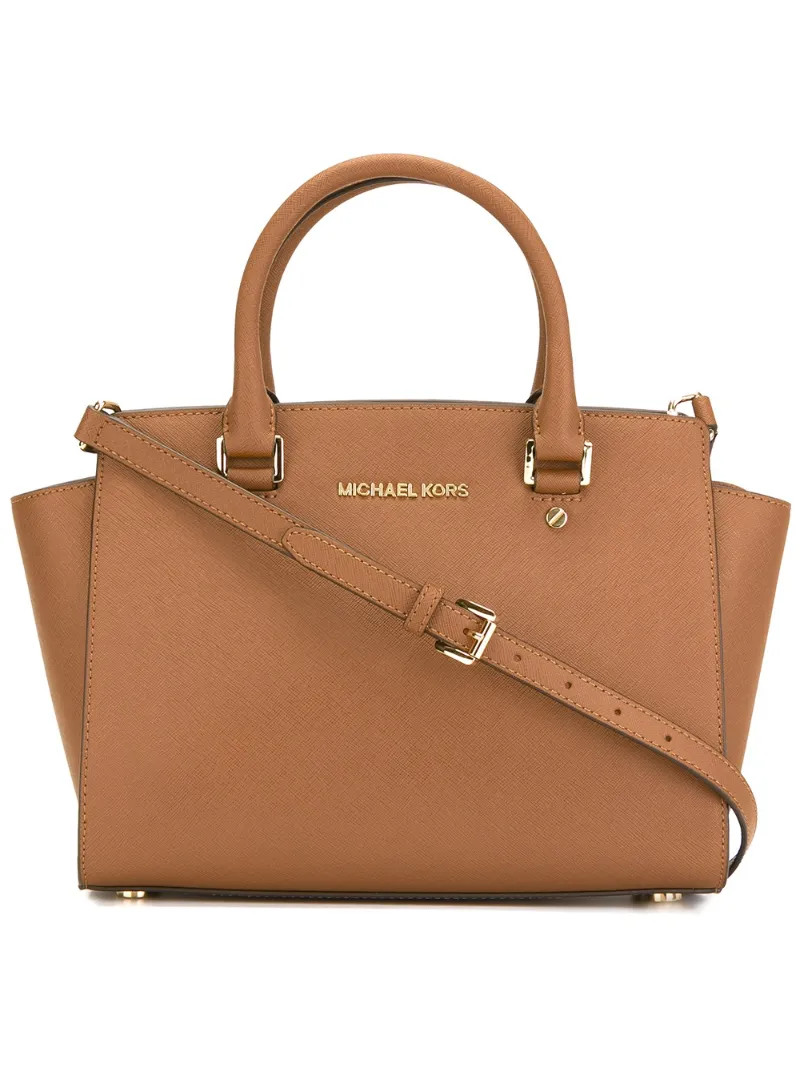 Michael Michael Kors - medium 'Selma' tote - women - Leather - One Size, Brown, Leather | FarFetch US