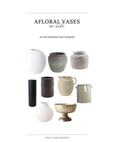 Afloral SALE - 20% off sitewide code: BLOSSOM

vase. Pot. Shelf decor. Console table decor. Wood vase. White vase. Decorative bowl. Compote bowl. Centerpiece bowl. Easter centerpiece. Tablesetting. Black vase  

#LTKunder50 #LTKsalealert #LTKhome