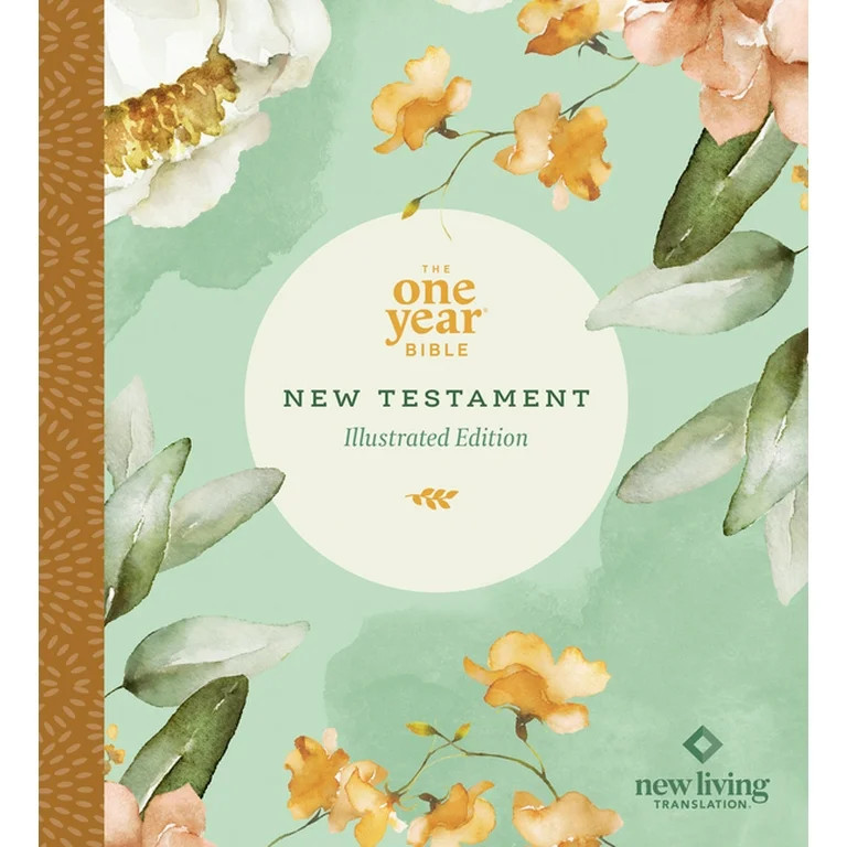 The One Year Bible New Testament: NLT (Softcover, Floral Paradise) (Paperback) | Walmart (US)